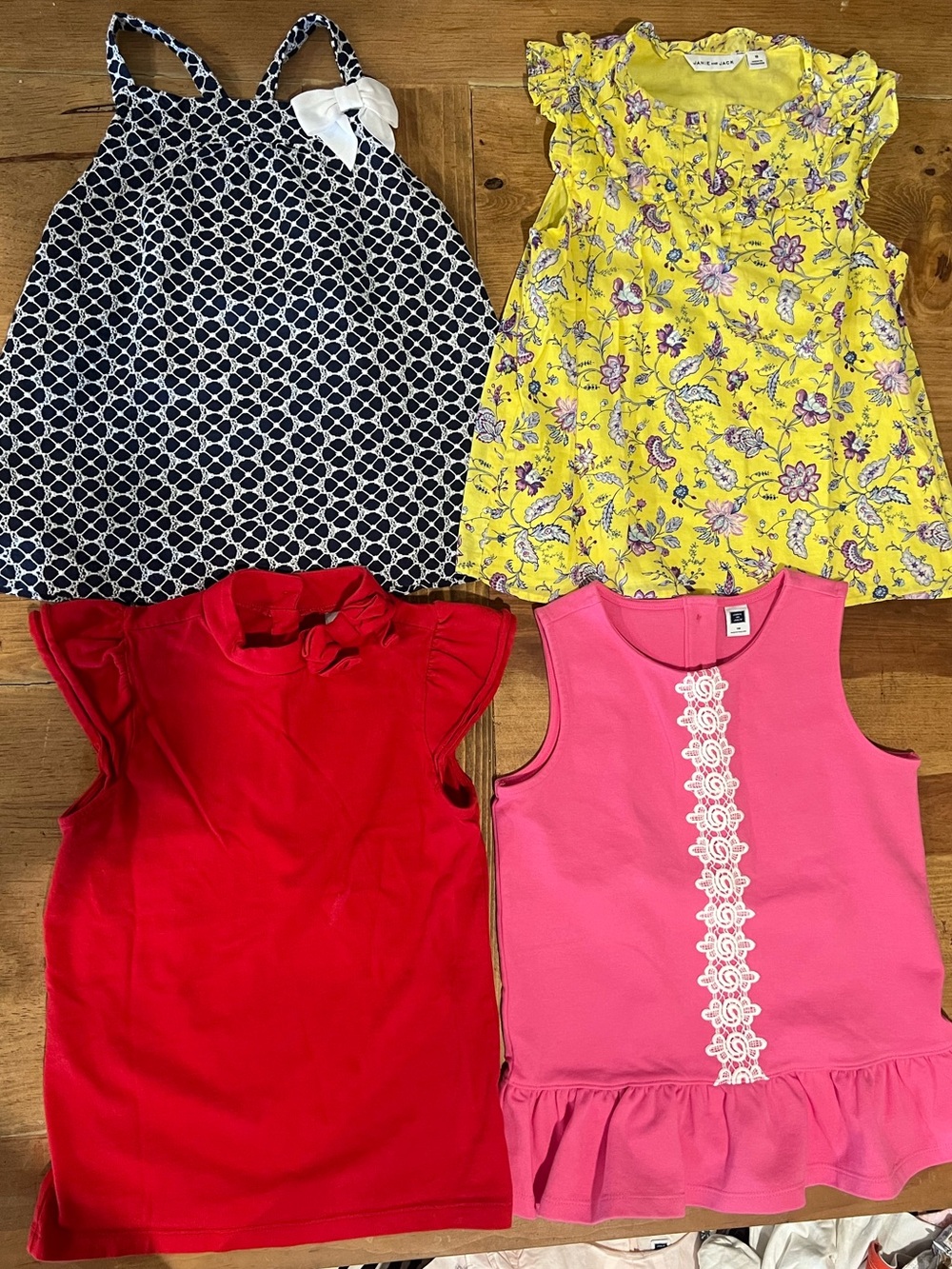 Set of 4 tops from Janie and Jack.